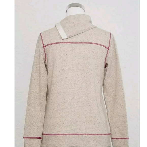 $79.00 NWT Talbots Active Sport Sweatshirt Pullove Top 58% Cotton Size Petite 0 - Picture 4 of 6